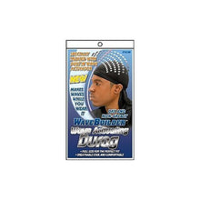 Load image into Gallery viewer, WaveBuilder Premium Hair Wave Activating Durag, Black
