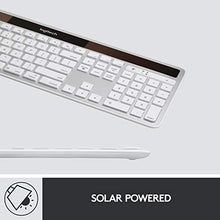 Load image into Gallery viewer, Logitech K750 Wireless Solar Keyboard for Mac  Solar Recharging, Mac-Friendly Keyboard, 2.4GHz Wireless - Silver
