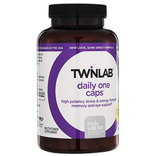 Load image into Gallery viewer, Twinlab Daily One Caps Without Iron - Daily Multivitamin for Women &amp; Men with 25 Essential Vitamins and Minerals - Vitamins for Energy, Immune Support, Stress Relief, Eye Health 180 Caps

