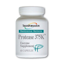 Load image into Gallery viewer, Transformation Enzymes Protease 375K, 60 Capsules - #1 Practitioner Recommended - 375,000 Units of Protease Activity - Supports Circulation of Oxygen and Nutrients to The Cell for Health and Vitality
