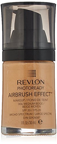 Revlon PhotoReady Airbrush Effect Makeup, Medium Beige