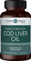 Cod Liver Oil 1,000mg 120 Softgels