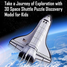 Load image into Gallery viewer, Liberty Imports 3D Puzzle DIY Model Set - Worlds Greatest Architecture Jigsaw Puzzles Building Kit (Space Shuttle Discovery)
