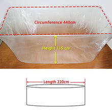 Load image into Gallery viewer, TFY Ultra Large Disposable Film Bathtub Lining Bags for Salon, Household and Hotel Bath Tubs (86 Inch x 47 Inch) - 5 pieces (Individual Package)
