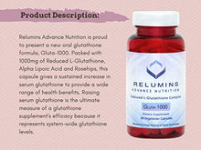 Load image into Gallery viewer, 3 Bottles Relumins Advance Nutrition Gluta 1000 - Reduced L-Glutathione Complex - 30 Caps Per Bottle (45 Day Supply) -Super Value!
