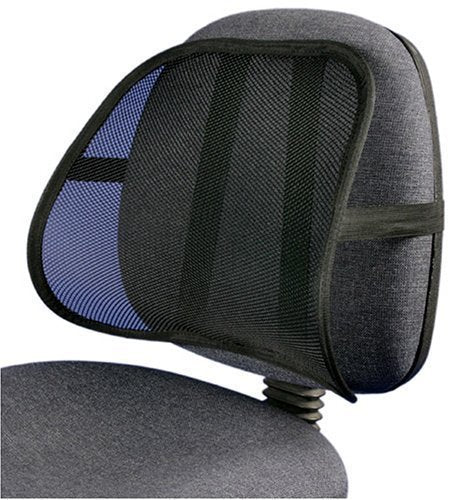 PrimeTrendz Breathable & Cool Mesh Support | Lumbar Support Cushion Seat Back Muscle Car Home Office Chair Pain Relief Travel Lumbar Mesh Supporter