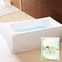 Load image into Gallery viewer, TFY Ultra Large Disposable Film Bathtub Lining Bags for Salon, Household and Hotel Bath Tubs (86 Inch x 47 Inch) - 5 pieces (Individual Package)
