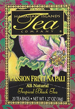 Load image into Gallery viewer, Hawaii Passion Fruit Na Pali Black Tea 20 Teabag Box
